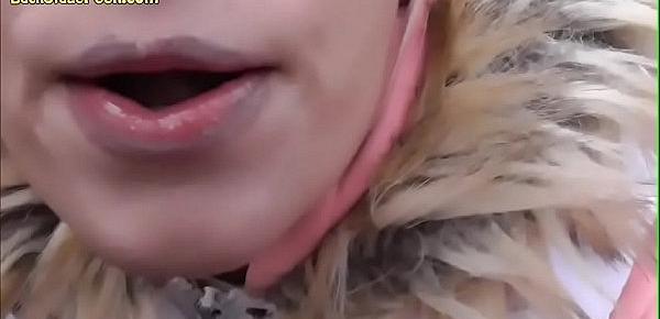  Cutest Teen Blonde Ever Public POV In Forest